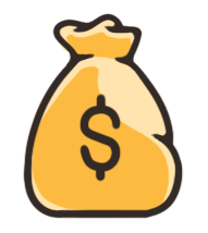 Icon of a money bag; teachers can buy Puzzle Punks escape rooms with total confidence.