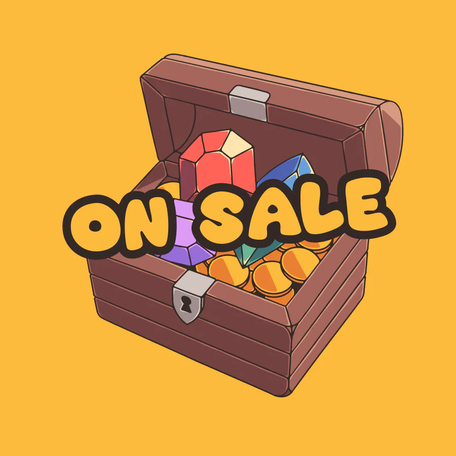 An open treasure chest representing all current sales on digital educational escape rooms.
