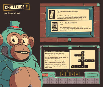 Digital "Power of Yet" escape room activity for reinforcing growth mindset and general SEL skills.
