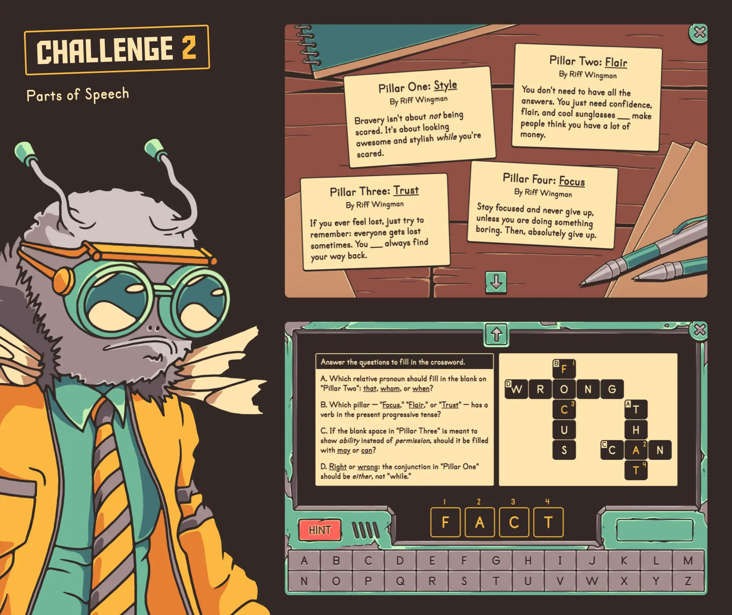 Virtual spring parts of speech escape room activity for 4th and 5th grade test prep.